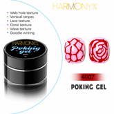 Poking gel Red / gel polish